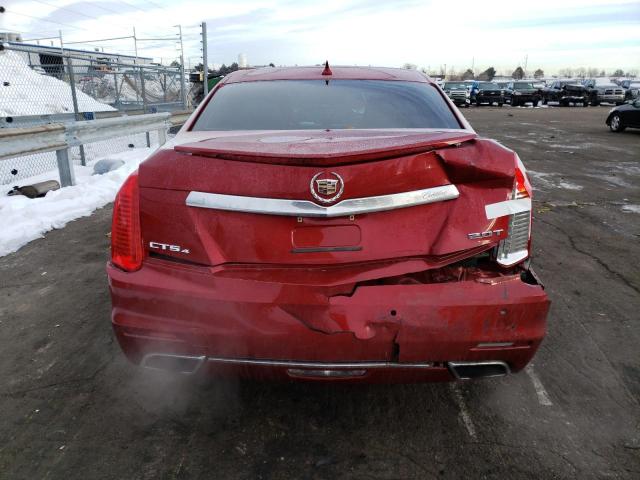 1G6AX5SX7E0191787 - 2014 CADILLAC CTS LUXURY COLLECTION RED photo 6