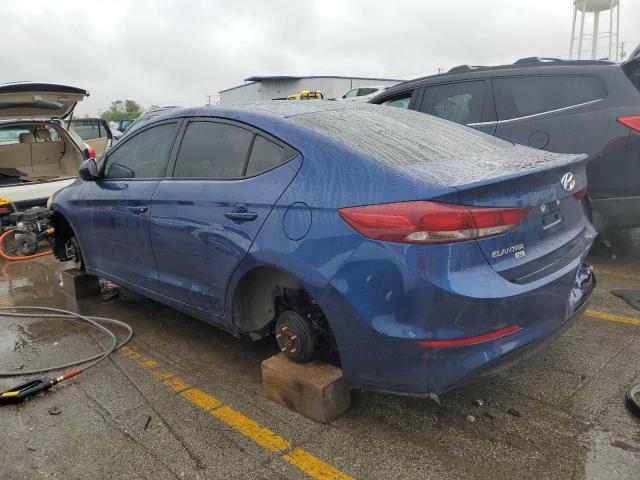 5NPD74LF5JH350412 - 2018 HYUNDAI ELANTRA SE BLUE photo 2