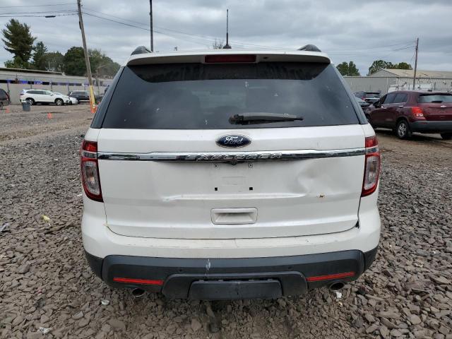 1FM5K8D84FGC56278 - 2015 FORD EXPLORER XLT WHITE photo 6