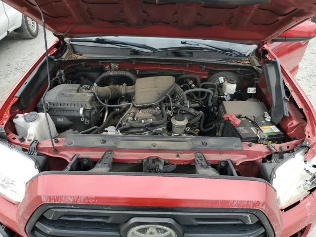 5TFAX5GN4JX115448 - 2018 TOYOTA TACOMA DOUBLE CAB RED photo 11