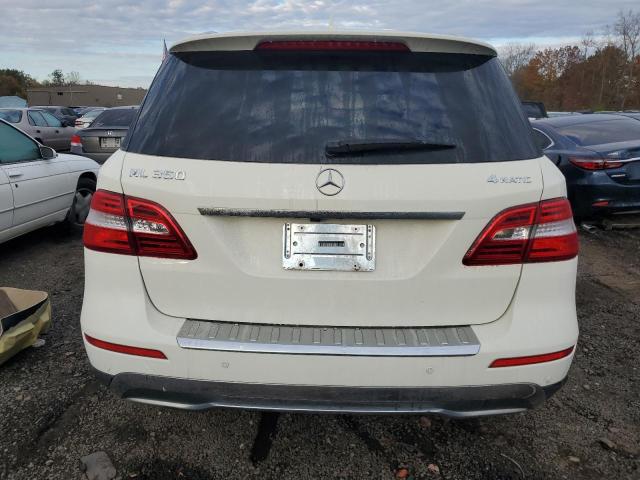 4JGDA5HB7DA110377 - 2013 MERCEDES-BENZ ML 350 4MATIC WHITE photo 6