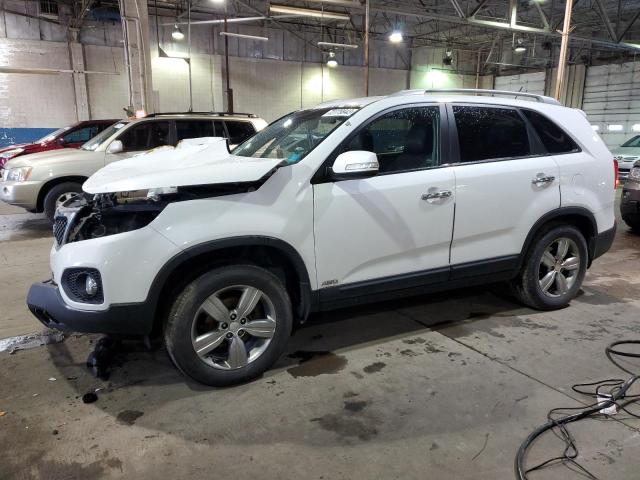 5XYKUDA67DG374807 - 2013 KIA SORENTO EX WHITE photo 1