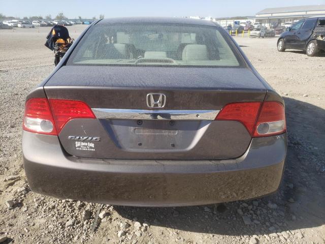 19XFA16519E048949 - 2009 HONDA CIVIC LX GRAY photo 6