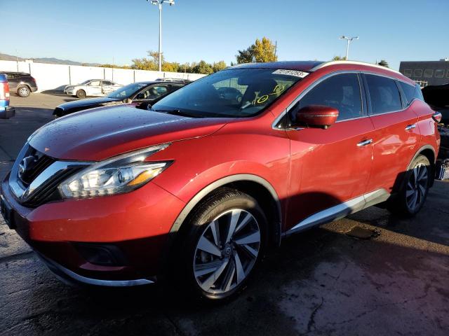 5N1AZ2MH6JN197231 - 2018 NISSAN MURANO S BURGUNDY photo 1