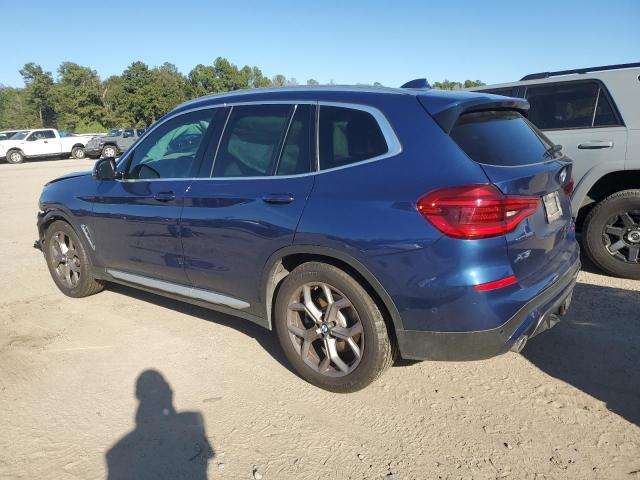 5UXTY5C03M9G24182 - 2021 BMW X3 XDRIVE30I BLUE photo 2