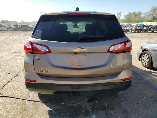 2GNAXHEV8K6136493 - 2019 CHEVROLET EQUINOX LS BROWN photo 6