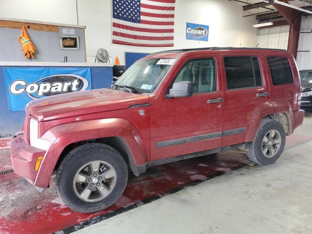 1J8GN28K58W258985 - 2008 JEEP LIBERTY SPORT BURGUNDY photo 1