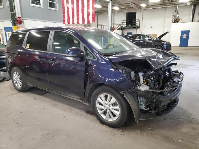 KNDMB5C1XJ6401874 - 2018 KIA SEDONA LX BLUE photo 4