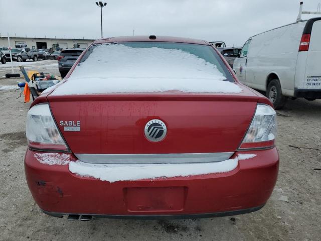 1MEHM42W99G629002 - 2009 MERCURY SABLE PREMIER RED photo 6