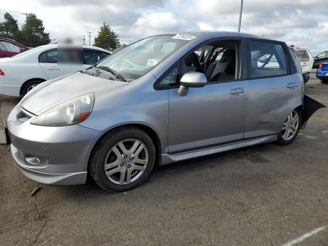 JHMGD38637S059358 - 2007 HONDA FIT S GRAY photo 1