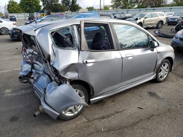 JHMGD38637S059358 - 2007 HONDA FIT S GRAY photo 3