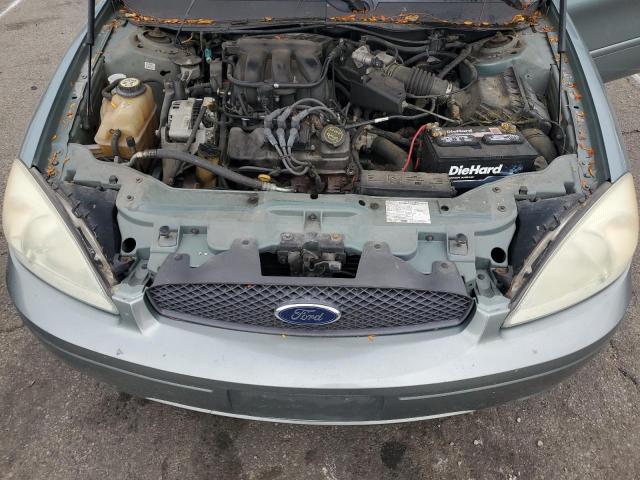 1FAFP53U87A114646 - 2007 FORD TAURUS SE BLUE photo 11