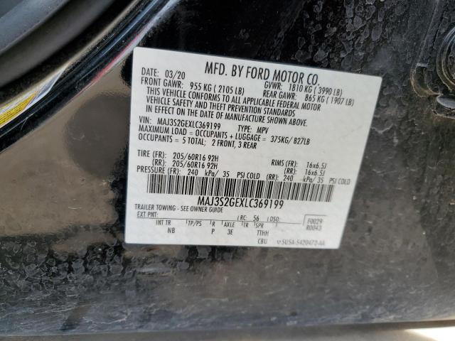 MAJ3S2GEXLC369199 - 2020 FORD ECOSPORT SE Qara foto 12