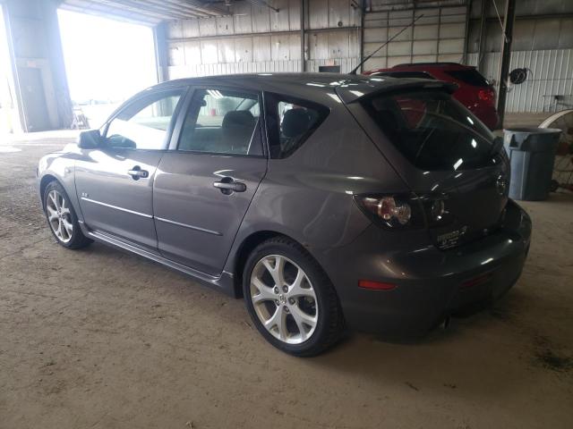 JM1BK343481853564 - 2008 MAZDA 3 HATCHBACK GRAY photo 2