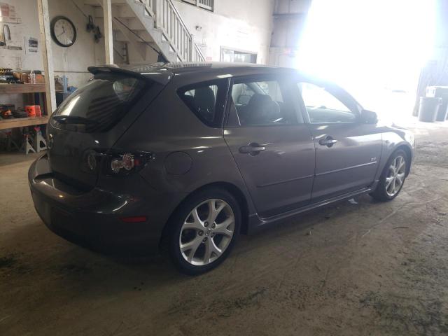 JM1BK343481853564 - 2008 MAZDA 3 HATCHBACK GRAY photo 3