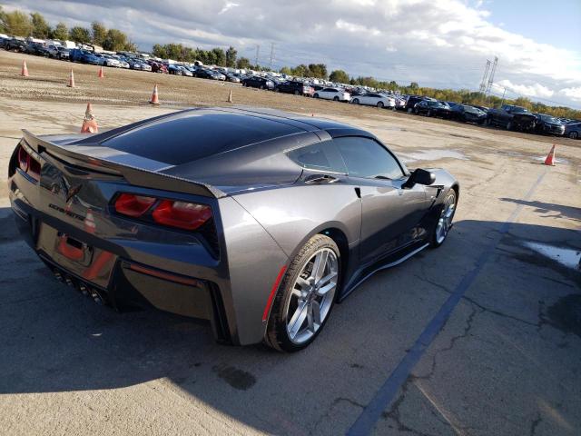 1G1YB2D71E5121168 - 2014 CHEVROLET CORVETTE STINGRAY 1LT GRAY photo 3