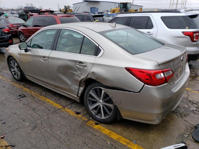 4S3BNBN60G3003346 - 2016 SUBARU LEGACY 2.5I LIMITED BEIGE photo 2