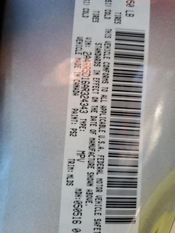 2A4RR5D16AR324343 - 2010 CHRYSLER TOWN & COU TOURING Gümüş foto 13