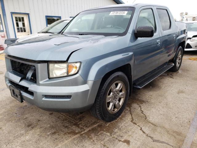 2HJYK163X7H513276 - 2007 HONDA RIDGELINE RTX TEAL photo 1