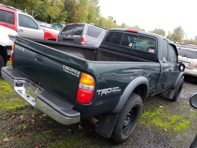 5TESN92N24Z334222 - 2004 TOYOTA TACOMA XTRACAB PRERUNNER მწვანე ფოტო 3
