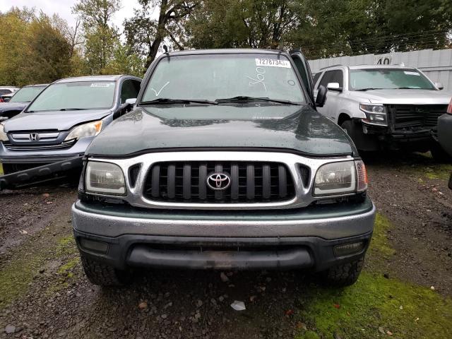 5TESN92N24Z334222 - 2004 TOYOTA TACOMA XTRACAB PRERUNNER მწვანე ფოტო 5