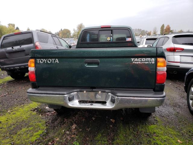 5TESN92N24Z334222 - 2004 TOYOTA TACOMA XTRACAB PRERUNNER მწვანე ფოტო 6