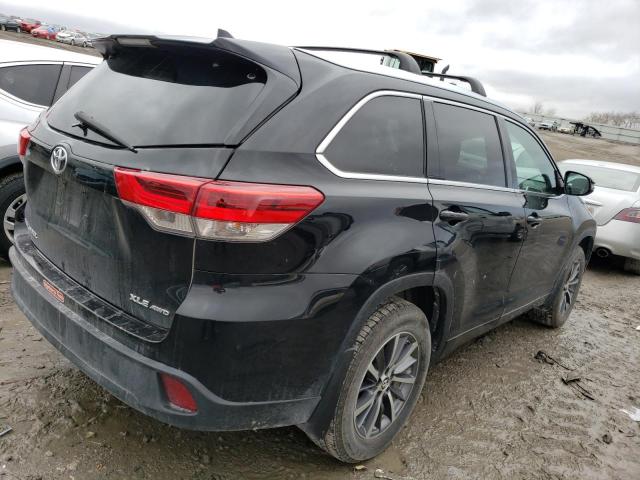 5TDJZRFH0JS524226 - 2018 TOYOTA HIGHLANDER SE BLACK photo 3