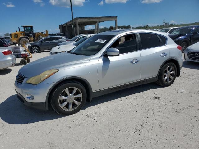 JNKAJ09E58M300653 - 2008 INFINITI EX35 BASE SILVER photo 1