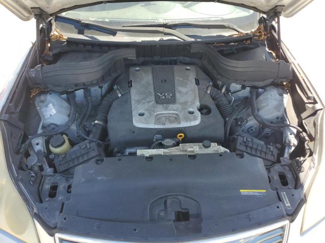 JNKAJ09E58M300653 - 2008 INFINITI EX35 BASE SILVER photo 12