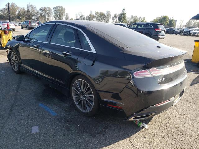 3LN6L2LU7FR612681 - 2015 LINCOLN MKZ HYBRID BLACK photo 2