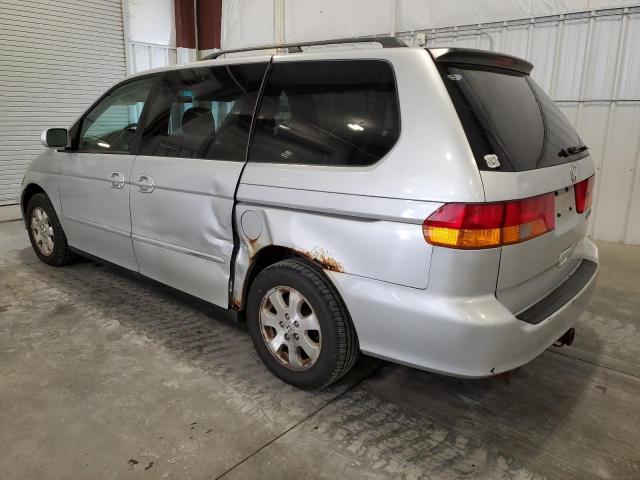 5FNRL18624B064772 - 2004 HONDA ODYSSEY EX SILVER photo 2