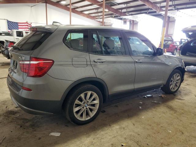 5UXWX9C56D0A28099 - 2013 BMW X3 XDRIVE28I GRAY photo 3