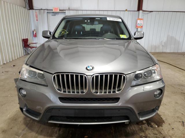 5UXWX9C56D0A28099 - 2013 BMW X3 XDRIVE28I GRAY photo 5