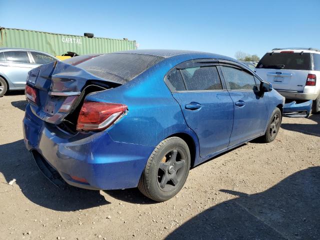 2HGFB2F55DH507367 - 2013 HONDA CIVIC LX BLUE photo 3