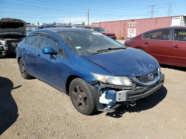 2HGFB2F55DH507367 - 2013 HONDA CIVIC LX BLUE photo 4