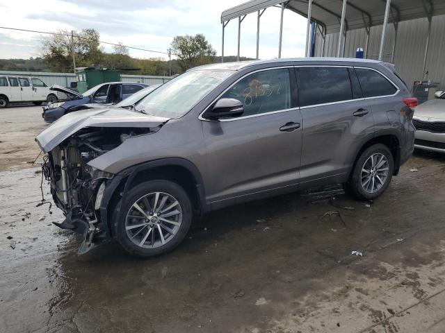 5TDJZRFH0JS547294 - 2018 TOYOTA HIGHLANDER SE GRAY photo 1