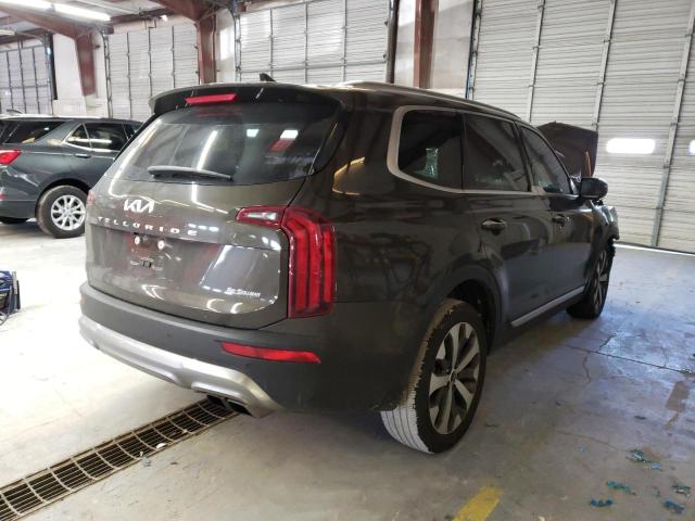 5XYP64HC2NG247184 - 2022 KIA TELLURIDE S GRAY photo 3