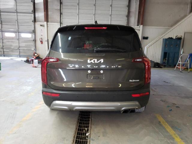 5XYP64HC2NG247184 - 2022 KIA TELLURIDE S GRAY photo 6