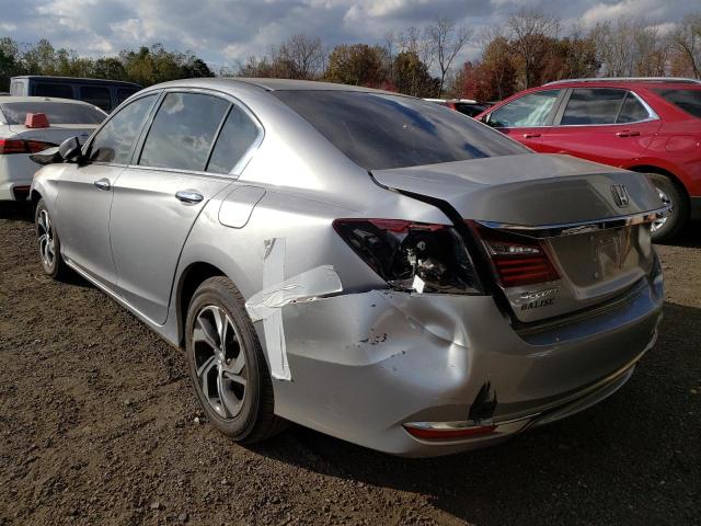 1HGCR2F38HA218226 - 2017 HONDA ACCORD LX SILVER photo 2