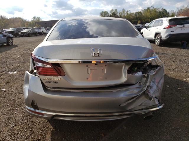 1HGCR2F38HA218226 - 2017 HONDA ACCORD LX SILVER photo 6