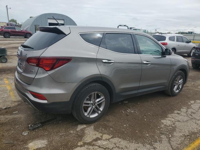 5XYZT3LB6JG519210 - 2018 HYUNDAI SANTA FE S GRAY photo 3