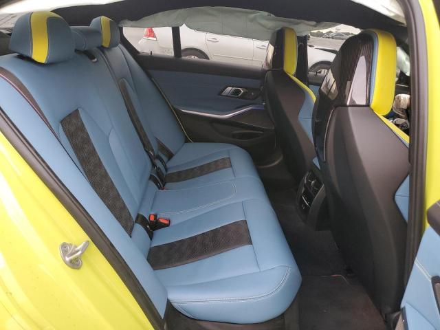 WBS33AY06NFL98827 - 2022 BMW M3 COMPETITION YELLOW photo 10