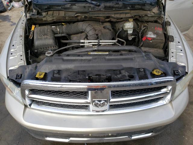 1D7RB1CT1AS250629 - 2010 DODGE RAM 1500 SILVER photo 11