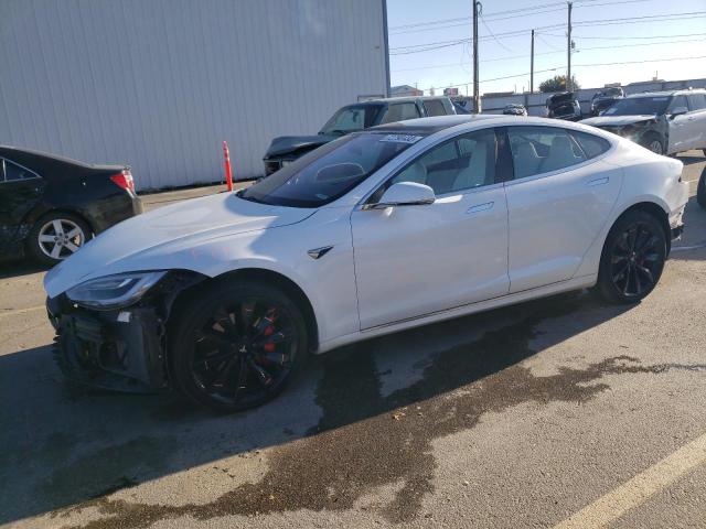 5YJSA1E4XJF278527 - 2018 TESLA MODEL S Սպիտակ լուսանկար 1