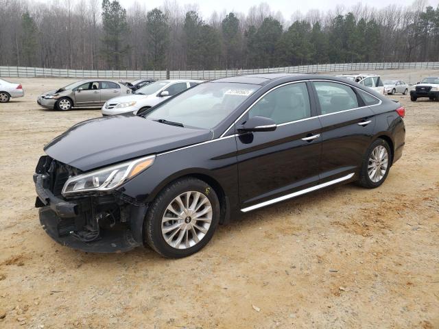 5NPE34AF7FH113902 - 2015 HYUNDAI SONATA SPORT BLACK photo 1