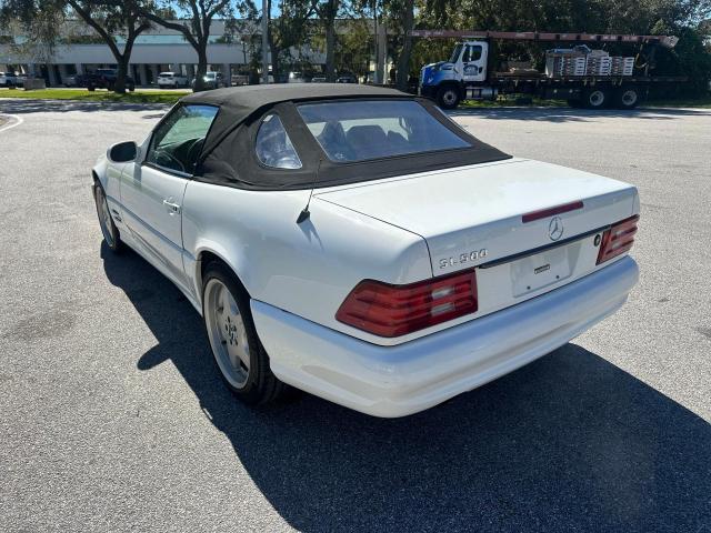 WDBFA68F9XF177607 - 1999 MERCEDES-BENZ SL 500 WHITE photo 3