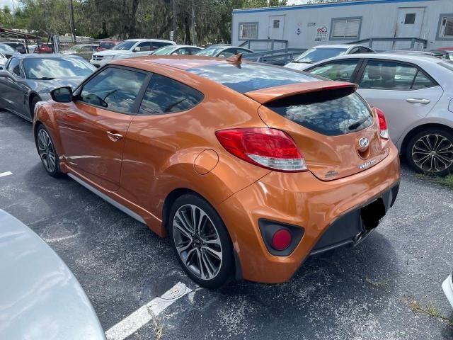 KMHTC6AE5GU279929 - 2016 HYUNDAI VELOSTER TURBO ORANGE photo 3