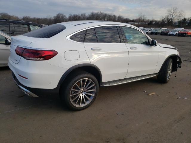 W1N0J8EB4NG017431 - 2022 MERCEDES-BENZ GLC COUPE 300 4MATIC WHITE photo 3