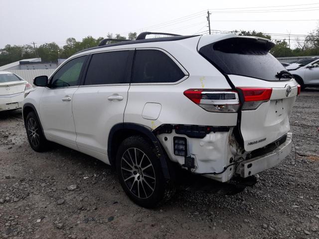 5TDKZRFH9HS197310 - 2017 TOYOTA HIGHLANDER SE WHITE photo 2