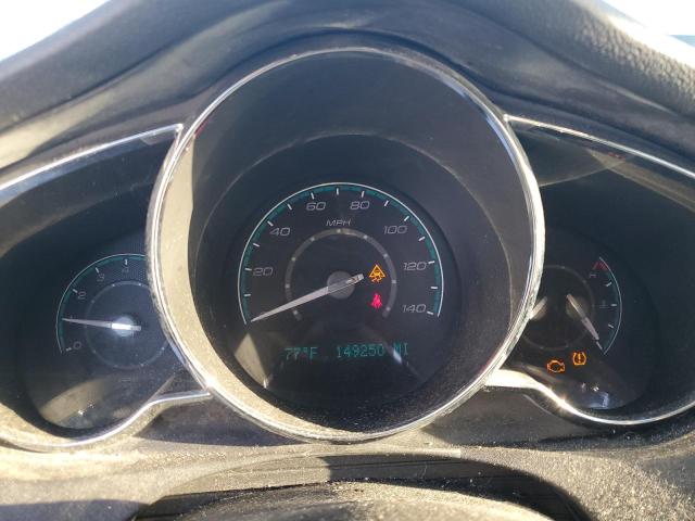 1G1ZE5E14BF266296 - 2011 CHEVROLET MALIBU LTZ ვერცხლისფერი ფოტო 9